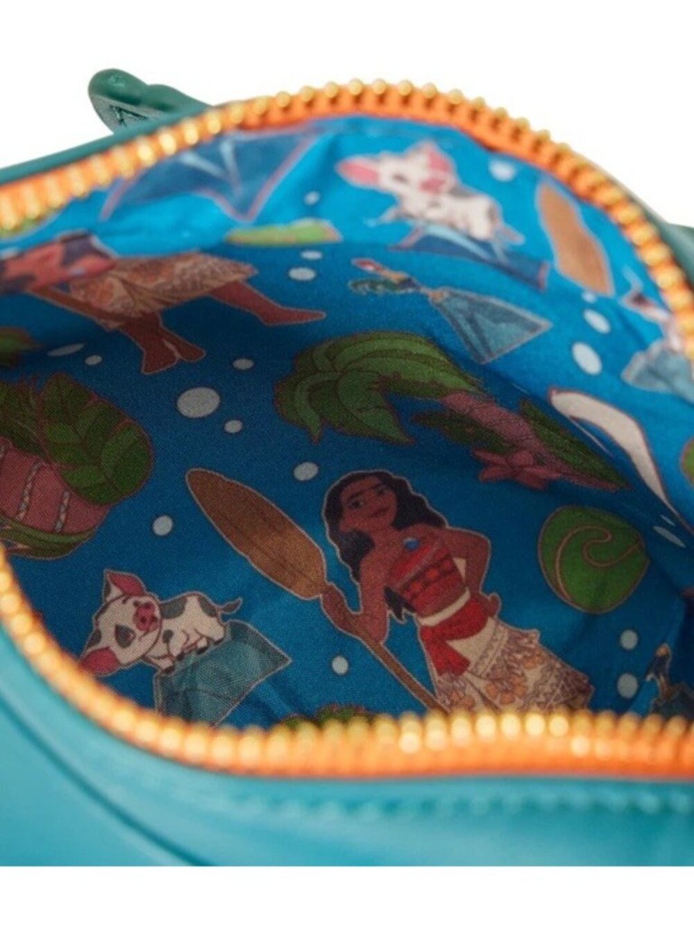 Disney Moana Hei Hei Figural Loungefly Crossbody Bag Bantam Rooster NWT - Picture 4 of 5